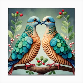 Two birds Canvas Print