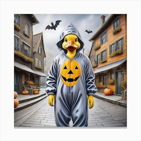 Urban duck Canvas Print