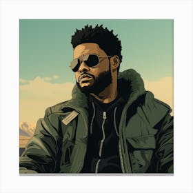 Freddypaps The Weeknd Canvas Print