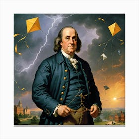 Benjamin Franklin Canvas Print