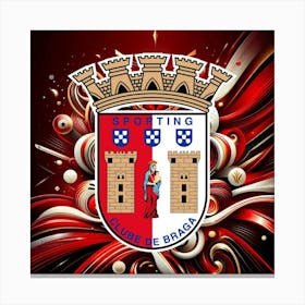 S.C. Braga Logo Wall Art 22 Canvas Print