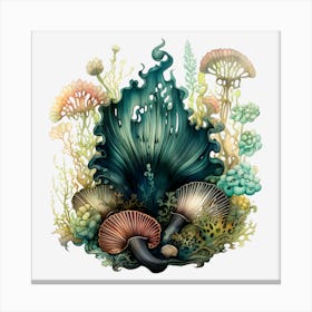 Flora And Fauna Canvas Print