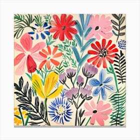 Floral Painting Matisse Style 3 Canvas Print