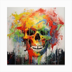 Skull Painting 11 Canvas Print