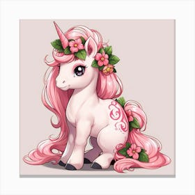 Cute Unicorn 1 Canvas Print