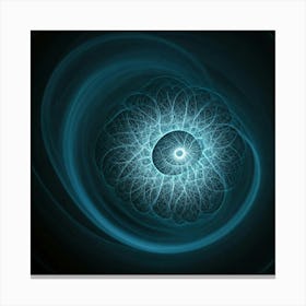 Fractal Spiral Canvas Print