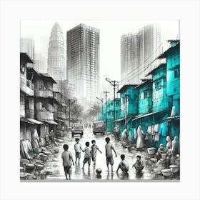 Slums Canvas Print