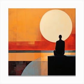 Absract Sunset Canvas Print