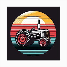 Vintage Tractor Canvas Print