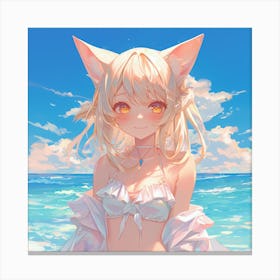 Kawaii Canvas Print