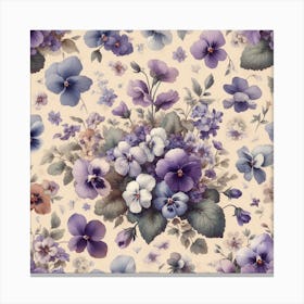 Violets 6 Canvas Print