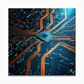 Circuit Board 30 Canvas Print