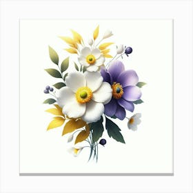 Bouquet Of Flowers 1 Canvas Print