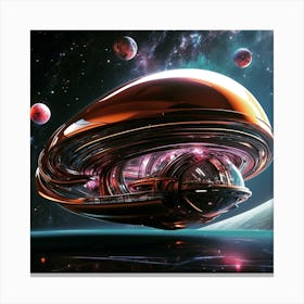 Alien Cruiser Canvas Print