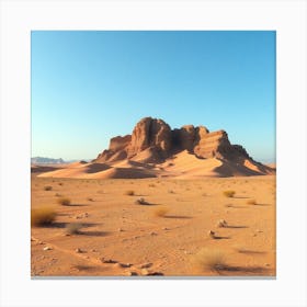 Desert Landscape - Desert Stock Videos & Royalty-Free Footage 1 Canvas Print