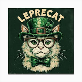 Leprecat Canvas Print