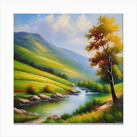 Landscape Painting 153 Canvas Print