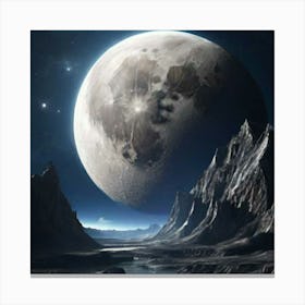 Full Moon Canvas Print