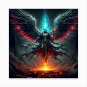 Angel Of Fire 4 Canvas Print