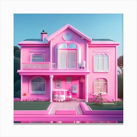 Barbie Dream House (40) Canvas Print