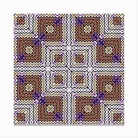 Cross Stitch Pattern Leinwandbild