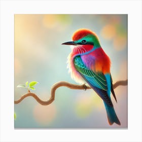 Colorful Bird 4 Canvas Print