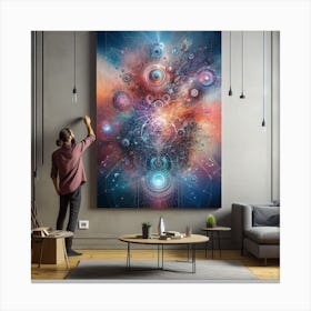 Let’s do art Canvas Print