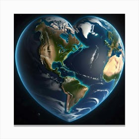 Love Earth 2 Canvas Print