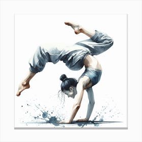 Acrobatic dance 1 Canvas Print