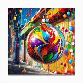 Christmas Ball Canvas Print