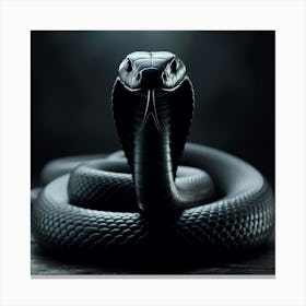 Black Cobra 2 Canvas Print