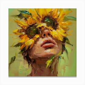 Sunflower vision Lienzo