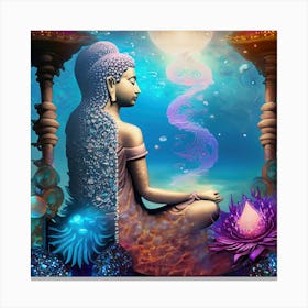 Siren Buddha #6 Canvas Print