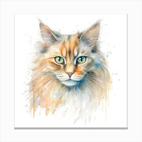 Ukrainian Levkoy Cat Portrait 3 Canvas Print