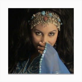 Beautiful Arabic Woman Canvas Print