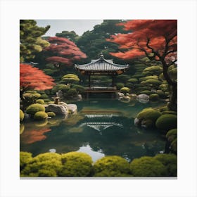 Japanese Garden Canvas Print