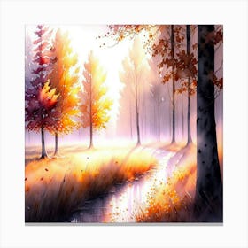 Autumn In The Forest 7 Canvas Print