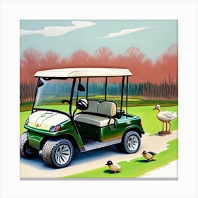 Golf Cart 2 Canvas Print