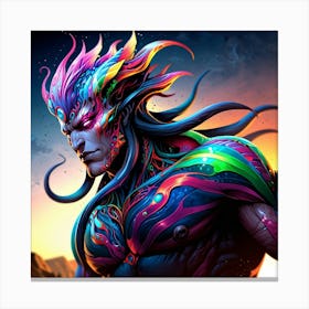 Alien Man Canvas Print