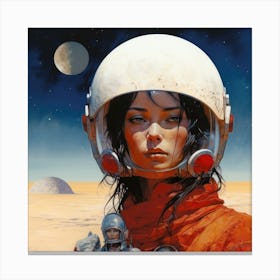 'Alien Woman' Canvas Print