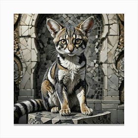 A Ringtail Portrait Canvas Print