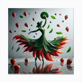 Edible flamenco Canvas Print