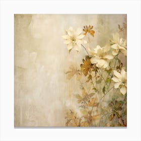 Fa Vintage Floral 48 Canvas Print