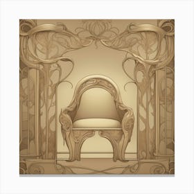 Nouveau Chair Canvas Print