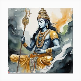 Vishnu 2 Canvas Print
