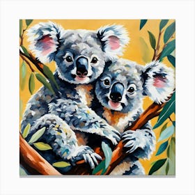 Koala babys Canvas Print