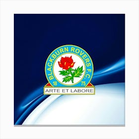 Blackburn Rovers F.C Logo Wall Art 18 Canvas Print