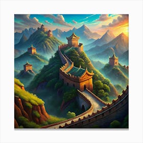 Great Wall Of China 1 Canvas Print