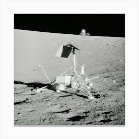 This Unusual View Shows Two Nasa Spacecrafts On The Surface Of The Moon, 20 Nov Canvas Print