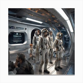 Space Station 111 Canvas Print